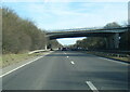 A40 passing under Curbridge Road overbridge