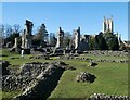 TL8564 : Bury St Edmunds - Abbey ruins (1) by Rob Farrow