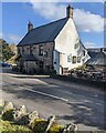 Two sides of the Lion Inn, Trellech, Monmouthshire