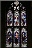 TM0174 : Wattisfield, St. Margaret's Church: The east window by Michael Garlick