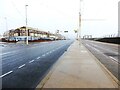 Deserted New South Promenade, Blackpool