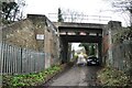 Railway bridge over Cookshall Lane