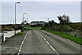 A4080 approaching Llanfaelog