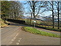 Road junction at Comiston Towers Farm