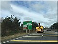 Signage on A338 northbound