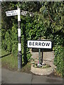 Old and new signs in Berrow