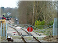 Gated connection from National Rail to Bluebell Railway