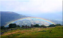 SO2512 : Rainbow above Cwm Llanwenarth by Phil Brandon Hunter