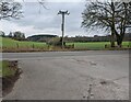 ST4996 : Junction in Itton, Monmouthshire by Jaggery
