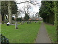 North Walsham Cemetery from near entrance