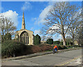 Chesterton: cycling past St Andrew