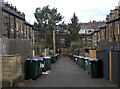 Alley between Highfield Terrace and Bromley Road, Shipley