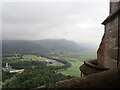 View north-east from the Wallace Tower