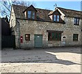 Red box in a house wall, Harescombe