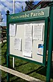 Harescombe Parish noticeboard