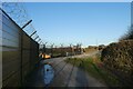 Boundary fence and crash gate