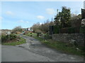 Route of the railway between Bangor and Caernarfon