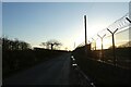 Sunset over Moss Lane