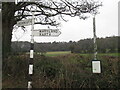 Monmouthshire County Council fingerpost