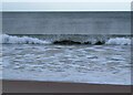 NZ2796 : Waves breaking at Druridge Bay (3) by Jim Barton