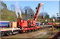 SO7975 : Severn Valley Railway - steam crane and load by Chris Allen