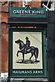 SU3008 : Pub sign: The Mailmans Arms, Lyndhurst by John Myers