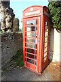 Red K6 Telephone Box in Cuddington