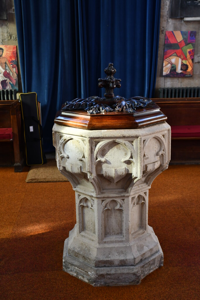 Font, All Saints' Church, Westbury © Julian P Guffogg Cc-by-sa/2.0 ...