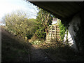 Disused railway in Pontyberem