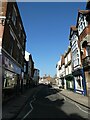 Looking westwards along the High Street