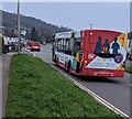 ST3091 : X3 bus descending Malpas Road, Newport by Jaggery