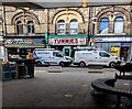 Two Openreach vans, Upper Dock Street, Newport