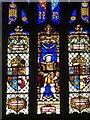 TQ1568 : Hampton Court - Great Hall - Henry VIII in West Window by Rob Farrow