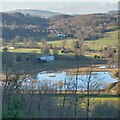 NX9372 : Dalskairth Pools and Dalskairth House March 2022 by Graham Ovens