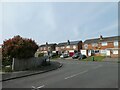 Looking from Netherfield Close into Greenfields Avenue