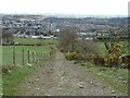 Looking down the track