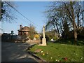 Aston Tirrold War Memorial: late March 2022