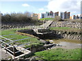 Letting it out by Portishead harbour