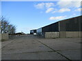 Buildings  on  runway  of  disused  RAF  Cottam