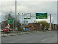 Signage on the A61 in Hunslet