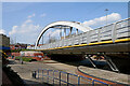 SO9198 : Wishbone Bridge in Wolverhampton by Roger  D Kidd