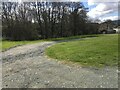 Gravel road in Royal Welsh Showground