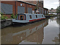 Narrowboat near Longport in Stoke-on-Trent