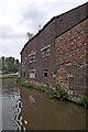 Derelict canalside pottery near Longport