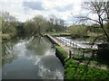 Weir and footbridge