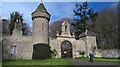 Gatehouse and entrance to Duns Castle