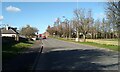 The A6105 through Gordon, Scottish Borders