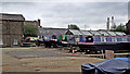 Boatyard at Longport Wharf in Stoke-on-Trent