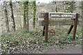 Sign at viewpoint overlooking Darkhill Ironworks site