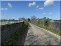 Looking towards Langdale from bridge over Weavers Way